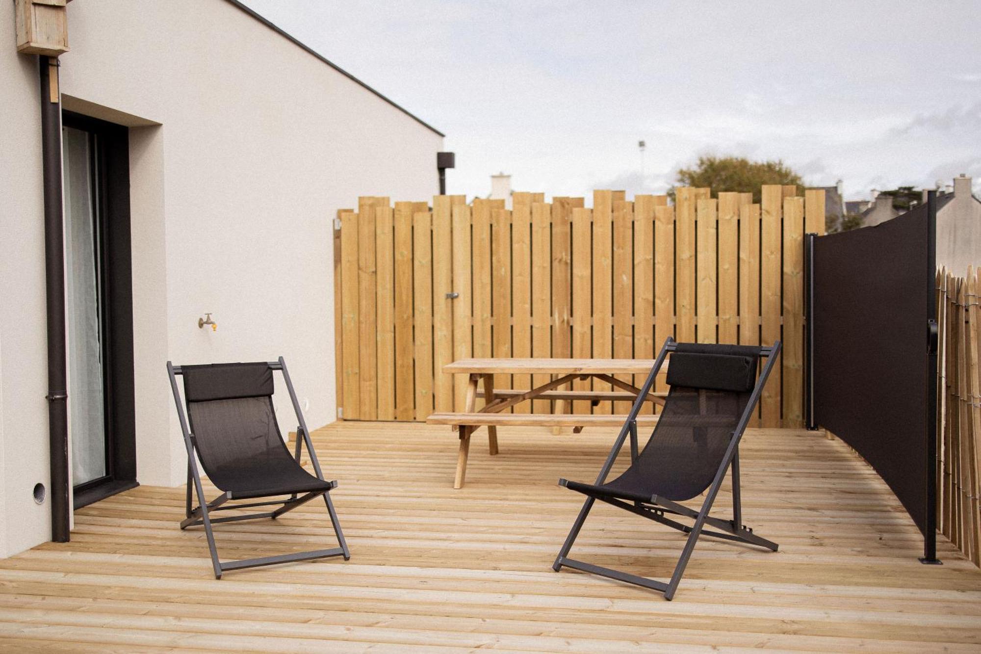 Ploudalmézeau Men Louet O - Gite De Bord De Mer מראה חיצוני תמונה